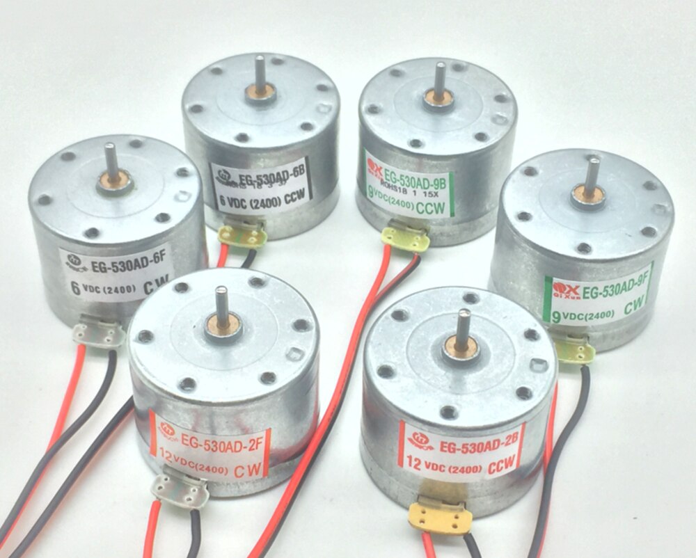 Radio Recorder Vcr 9V 6V 12V Dc Motor EG-530 2B/2F/6B/6F/9B/9F Lijn Reparatie Motor