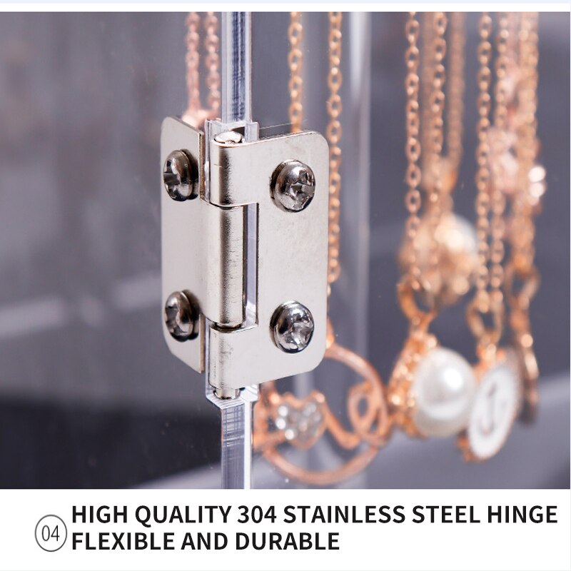 Necklace storage sweater chain collar storage Accessories Box Wedding Birthday Pendant Necklace Storage Jewelry
