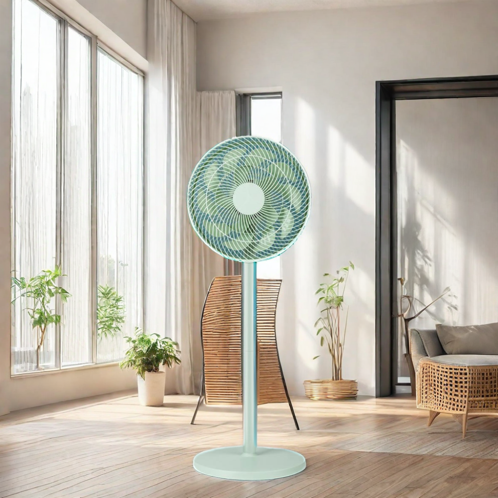 desktop fan vertical floor fan large air volume shaking electric fan