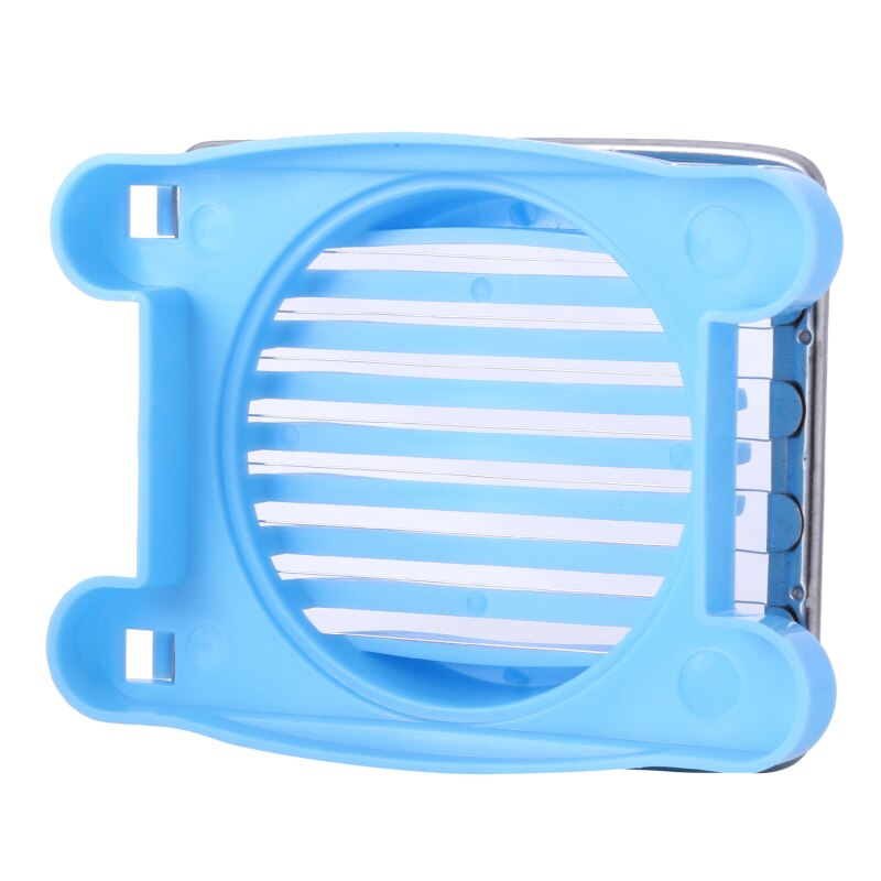 Multifunctionele Cut Keuken Egg Slicer Sectioner Cutter Mold Flower Edges Keuken Accessoires Egg Shaper 3 Kleuren: blue