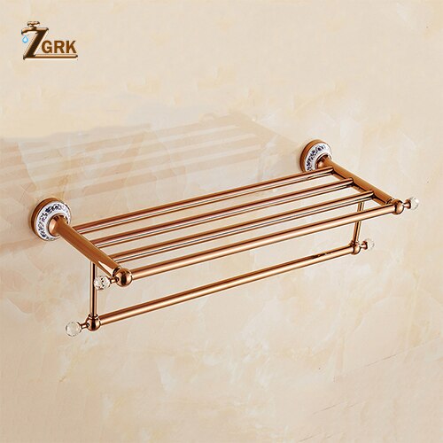 ZGRK Luxus Zauberstab Montieren Alle Kupfer Rose Gold Papier Rollen Halfter Wc Gold Papier Halfter Gewebe Kasten Schlecht Zubehör