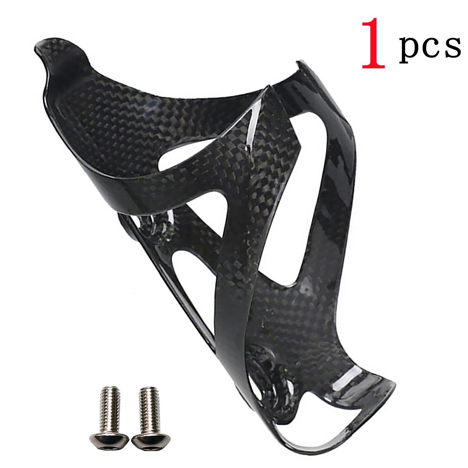 XXX Full Carbon Fiber Bicycle Water Bottle Cage MTB Road Bike Bottle Holder Ultra Light Cycling Equipment Matte/glossy: WHITE