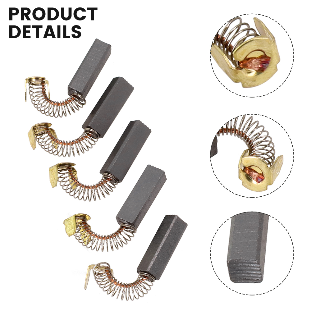 Bürsten Kohlebürsten Elektro-Bohrhammer für Elektromotoren Metallersatz 10 Stück/einstellen 20 mm x 7 mm x 6 mm KreissäGen
