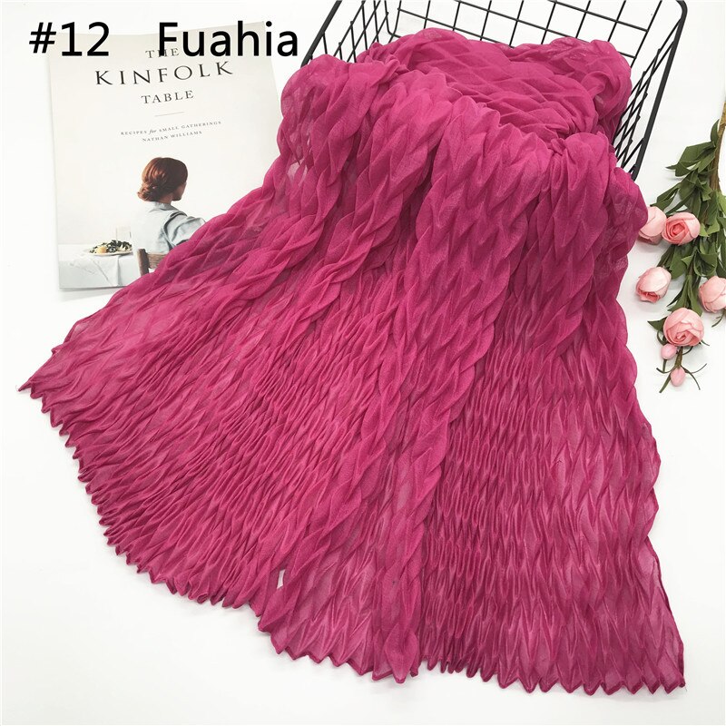 Pañuelo de algodón musulmán para mujer, pañuelo de cabeza árabe, hijab musulmán, novedad de: 12