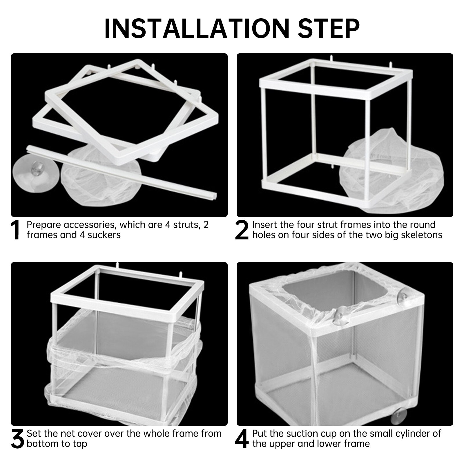 Aquarium Fish Tank High Clear Fish Breeding Isolation Box Aquarium Breeder Fish Tank Double Guppies Hatching Incubator