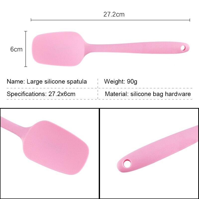 Utensilios de horneado para repostería, espátula de silicona LFGB, espátulas para galletas espátula mezcladora para repostería, 1 ud.