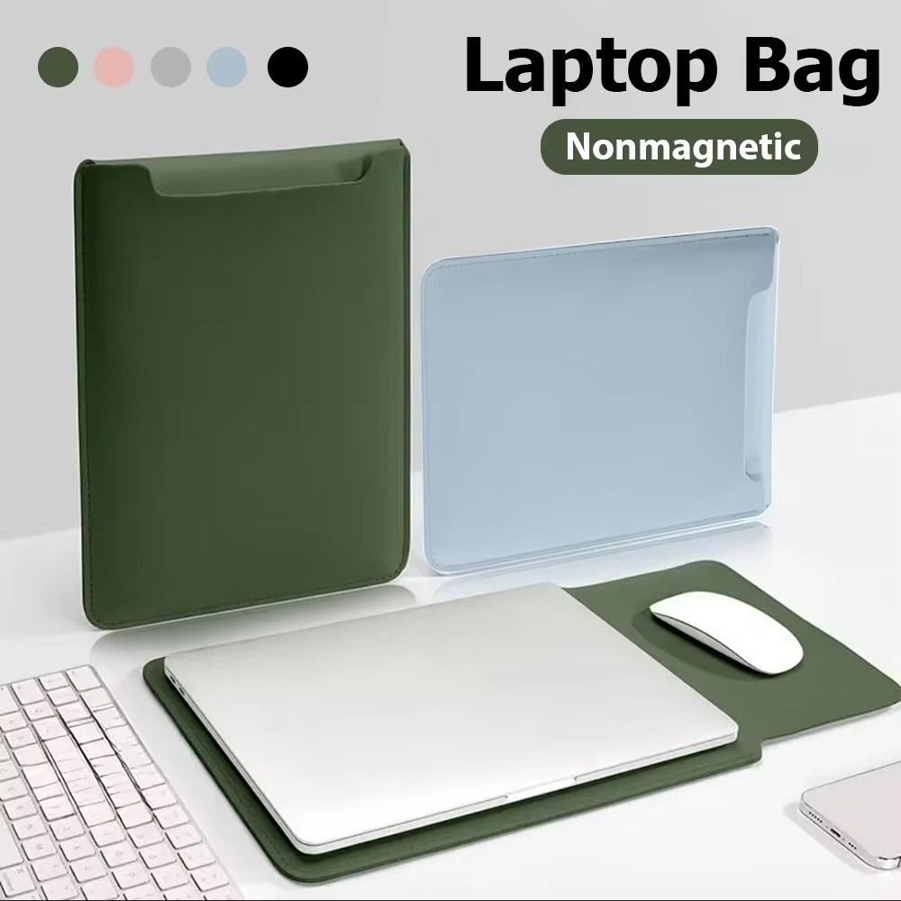 11 13 14 15 inch Laptop Sleeve Case Ultra Thin PU Leather Ultrabook Cover Notebook Bag Protect Pouch for HP/Dell/Surface
