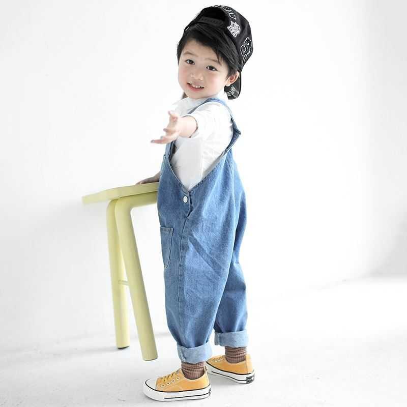 Boys Overalls Jeans Spring Kids Clothing Denim Overalls Pants Cowboy Jumpsuit Bib Pants Kids Baby Overalls 2 4 5 6