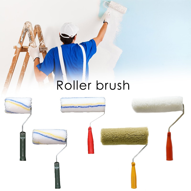 1pc Practical Multifunctional Paint Roller Brush Household Use Wall Brushes Tackle Roll Decorative Painting Brush Tool