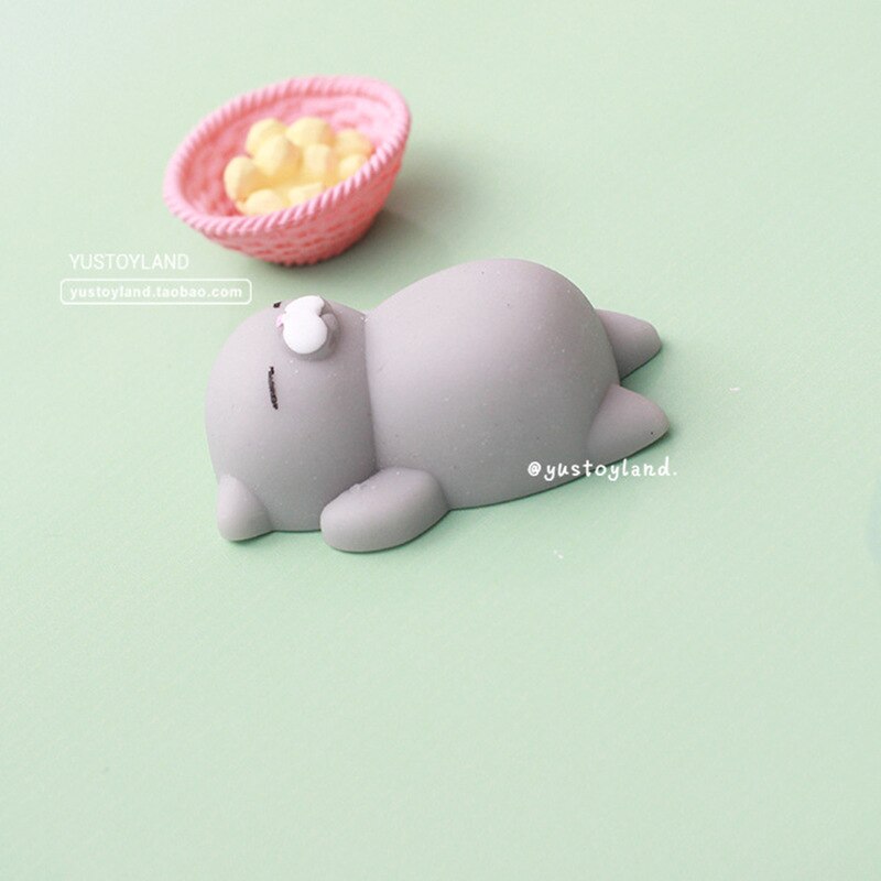 Squishy Dier Speelgoed Squeeze Mochi Stijgende Antistress Afreageren Bal Zacht Sticky Leuke Grappige Squishies: 5