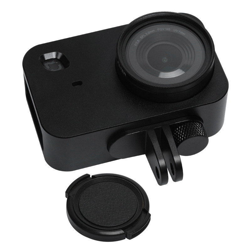 Camera Frame Case with Lens Cap Protector & 37mm UV Filter for Mijia Mini 4K