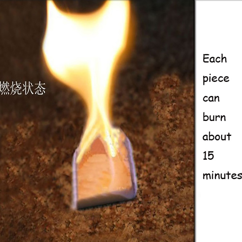 8pcs/lot Camping Hiking Solid Alcohol Cooking Fuel BBQ Picnic Solid Seasoning Lighting Outdoor Warm Accessories 200g