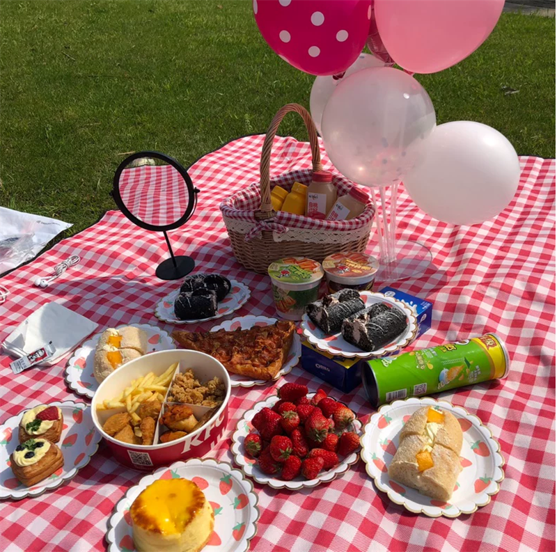 8 stk engangsservise papirplader kopper serviet fødselsdagsfest dekorationer børn voksen bryllup picnic fest forsyninger