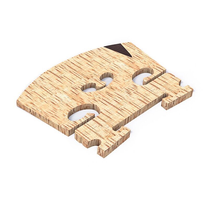 Violin Bridge 4/4: Finer Grade Solid Maple Violin Bridge, Pre-Cut &amp; Pre-Fitted to Fit Most 4/4 Violins
