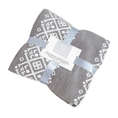 Junwell 100%  bomull muslin sommerteppe sovesofa reise pustende elegant tråd stort mykt kaste teppe para teppe: Grå / 150 x 200cm