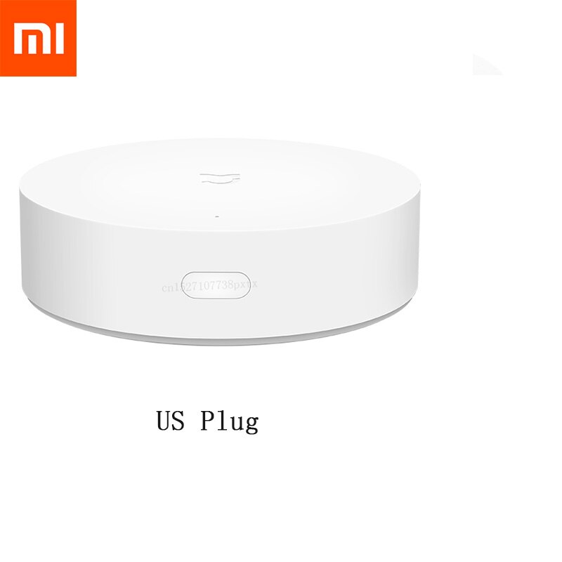 Newest Xiaomi Mijia Multimode Smart Home Gateway ZigBee WIFI Bluetooth Mesh Hub Work With Mijia Homekit Intelligent Home Hub: US Plug