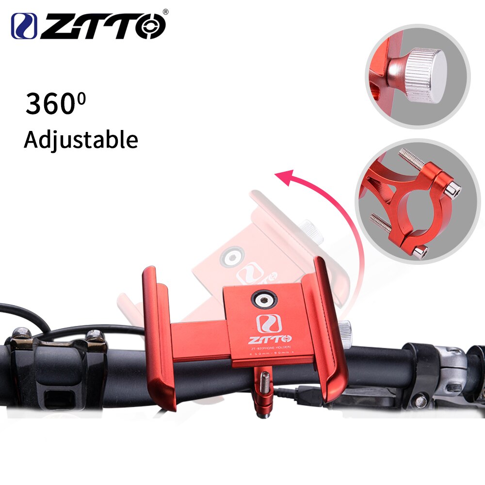 ZTTO – support de téléphone portable pour vélo de route M365, couverture complète, montage universel sur guidon, 22.2 31.8 25.4