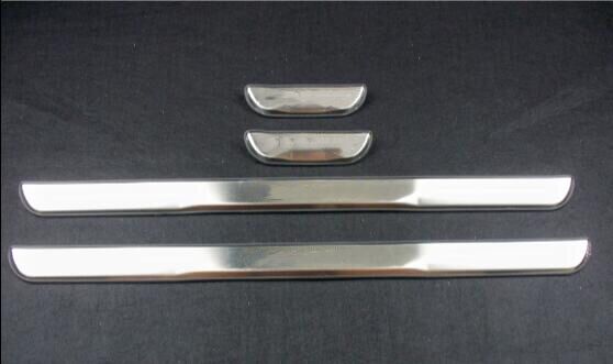 Auto-Styling Rvs Dorpels Scuff Plate Fit Voor Nissan Juke Dual Tone Dorpels