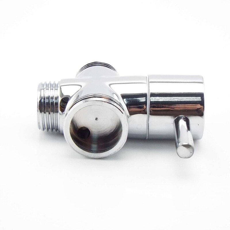 Mannelijke G1/2 &quot;G 3/4&quot; Vrouwelijke Water Diverter 3way Kraan T Adapter Verchroomd Badkamer Wc Douche vullen Kleppen Accessoires