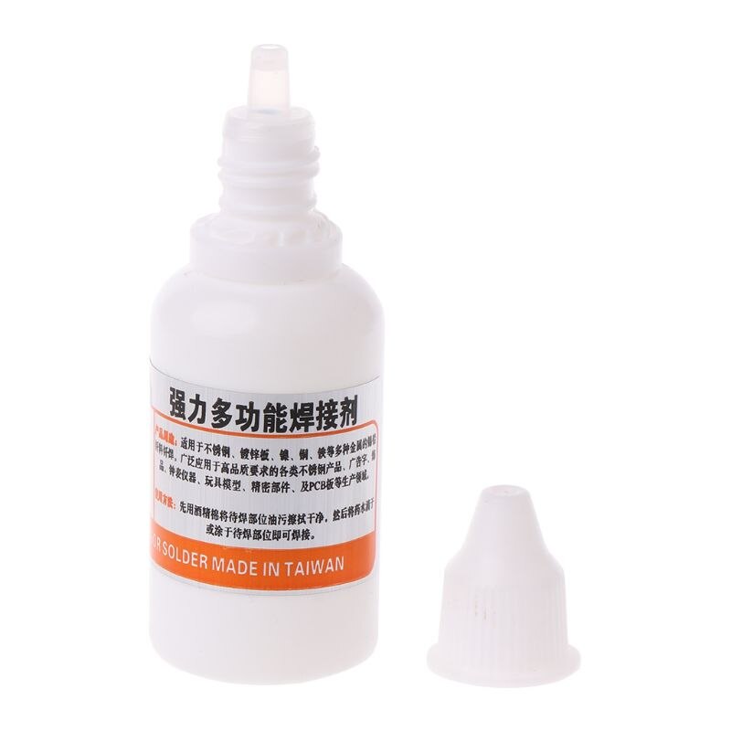 35ml Stainless Steel Flux Soldering Stainless Steel Liquid Solders Water Durable Liquid Solders