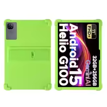 For DOOGEE Tab E3 11-inch Tablet 11inch Android 15 Case Coat Shockproof Cover Soft Silicon Stand Protective Shell: green