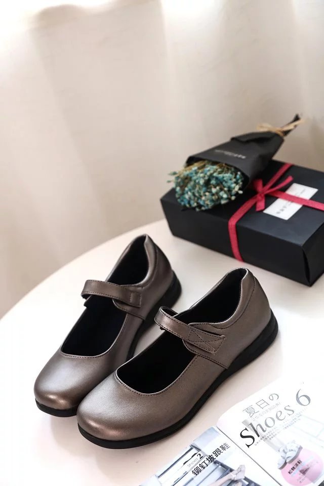 Lolita sko high school student pige sko jk pendler uniform sko pu lædersko