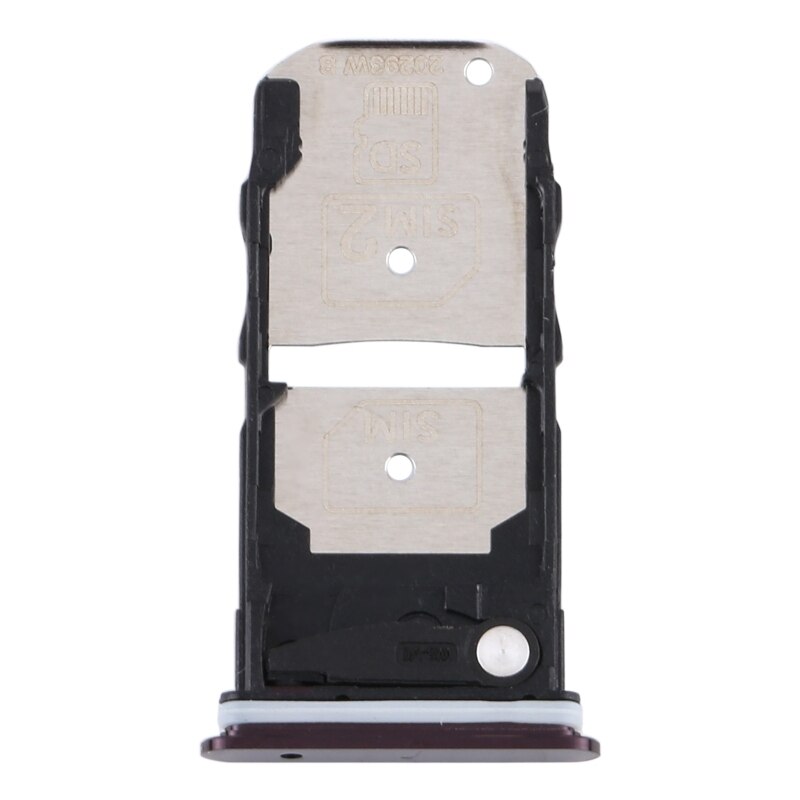 SIM Card Tray + SIM Card Tray / Micro SD Card Tray for Motorola Edge XT2063-3: White