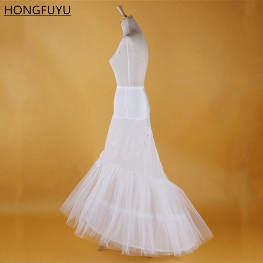 HONGFUYU Bridal Hoop Skirt Wedding Petticoat Accessories Crinoline Slip White In Stock: 6