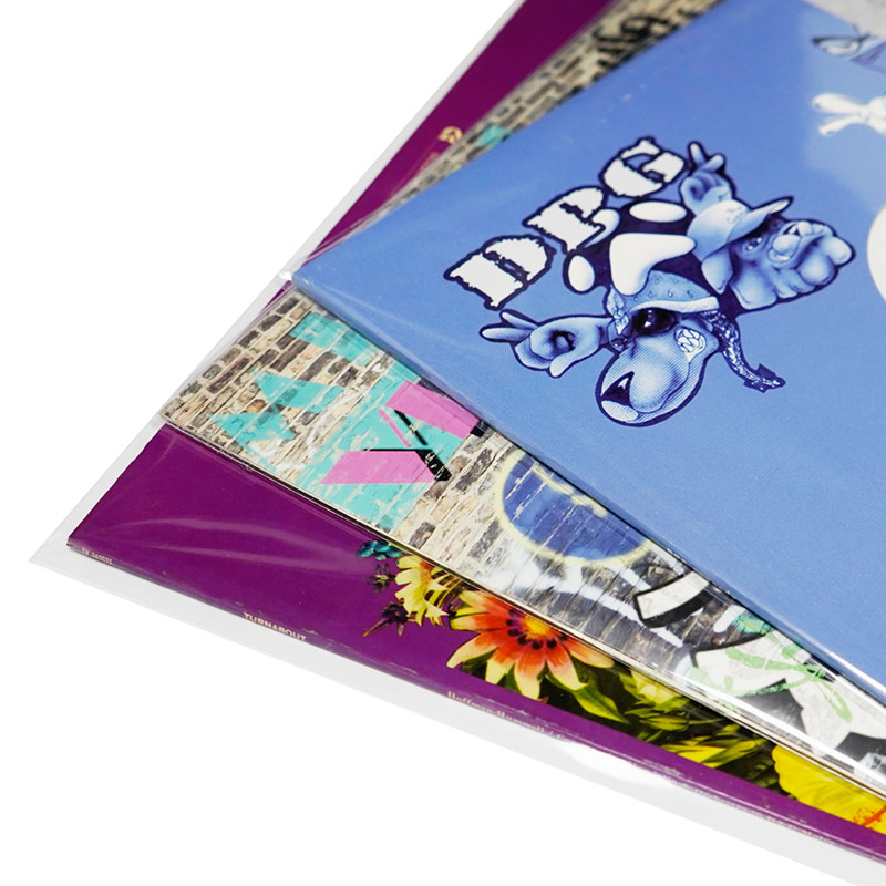 Manchon extérieur en plastique vinyle pour enregistrement, refermable, 4 Mil, couverture pour enregistrement de 7 pouces, 45 tr/min