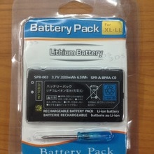 2000 Mah 3.7V Oplaadbare Batterij Pack Voor Nintend 3DS Ll/Xl Vervanging Batterij Voor Nintendo 3DS ll/Xl