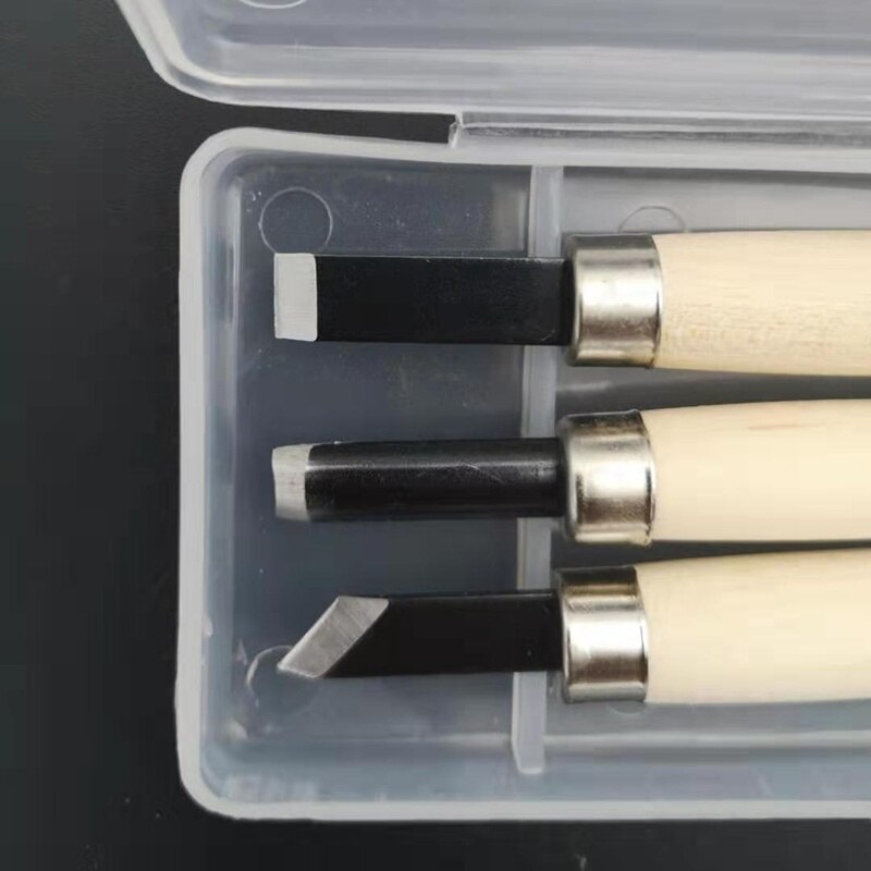 3/5/8/12Pcs Set Wood Carving Tool Set Chisels Cutter Woodcut Woodworking Arts Craft Kit