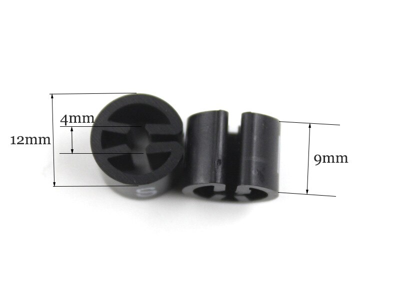 100 Pieces Black Hanger Sizer Garment Tags Markers Size Dividers Size Marker For Hangers Xxs-4xl Printed Black Size Cubes