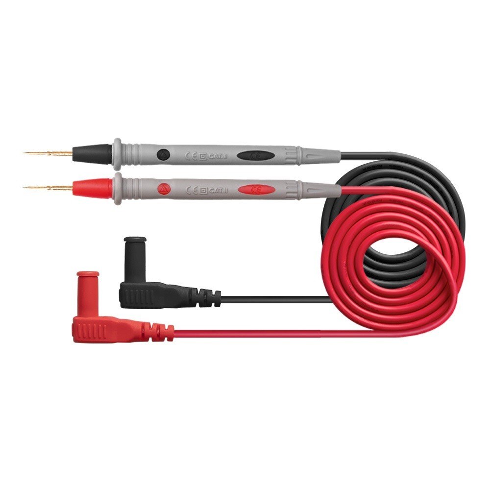 Pt1005 1000v 10a probe testledningar stift för digital multimeter nålspets multimeter tester ledning sond tråd penna kabel