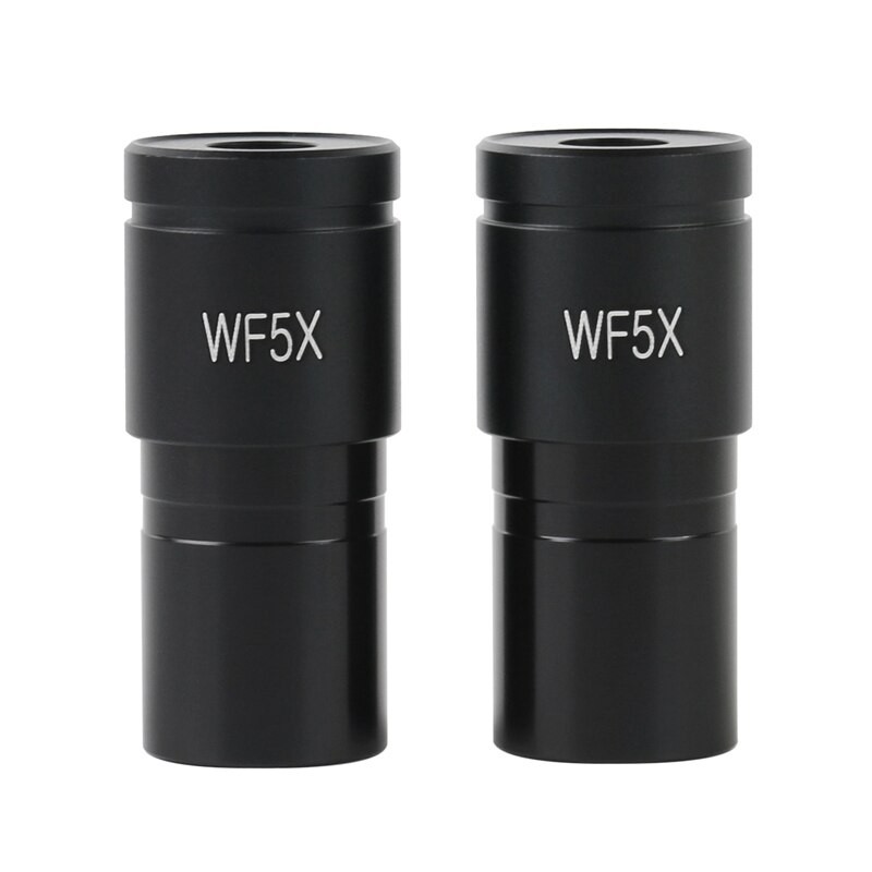 WF5X 10X 16X 20X 25X 30X Wide-angle Eyepiece For Biological Stereo Microscope Mounting 23.2mm Optical Glass High Eyepiont: WF5X 2PCS