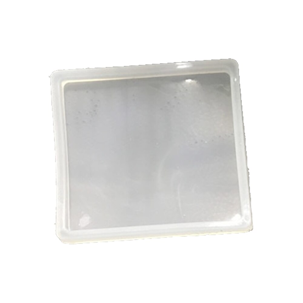 Clear Clay Molds Making Pottery Tools Ceramics Molds Polymer Clay Resin Craft Mould Round Oval Square Shaped Silicone Portable: Square-L