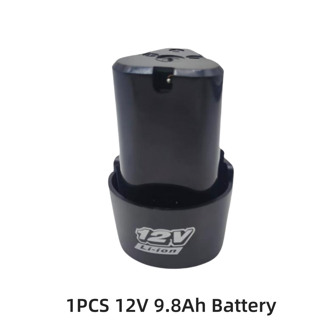 Batería recargable de iones de litio, destornillador eléctrico, taladro, mini herramienta de amoladora angular, 12V, 9800mAh,: Beige