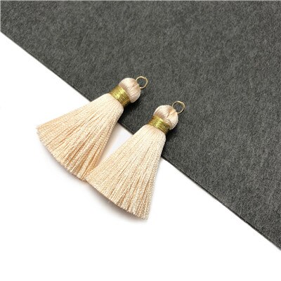 Chengrui L114, 4 Cm, Zijde Kwasten, Kleine Kwasten, Hand Made, Earring Bevindingen, fringe Gordijn, Kwastje Fringe Voor Gordijnen, 4 Stks/zak: L11422