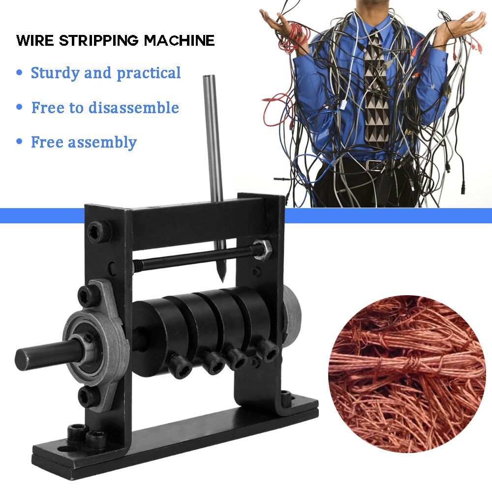 Draagbare Draad Strippen Machine Stripper Manual Kabel Stripper Machine Schroot Kabel Peeling Machine Voor 1-30Mm Sluit Hand boor