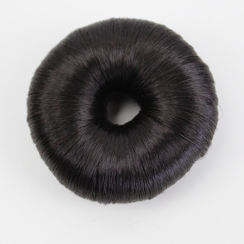 JOY & BEAUTY moño de rosquilla para mujeres calientes, moño de fibra sintética, anillo de Donuts, peluca de extensión de cabello rubio, 4 colores