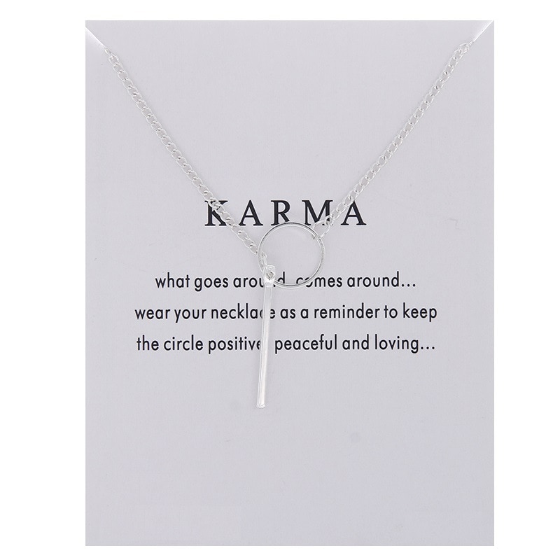 Jewelry Heart Love Cross wish bones Karma Necklace Pendants Women