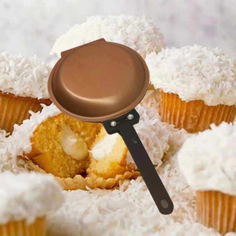 Non-Stick Double Side Frying Pan Foldable Flipping Griddle Steak Cookware Pancake Pan Cooking Tools For Kitchen