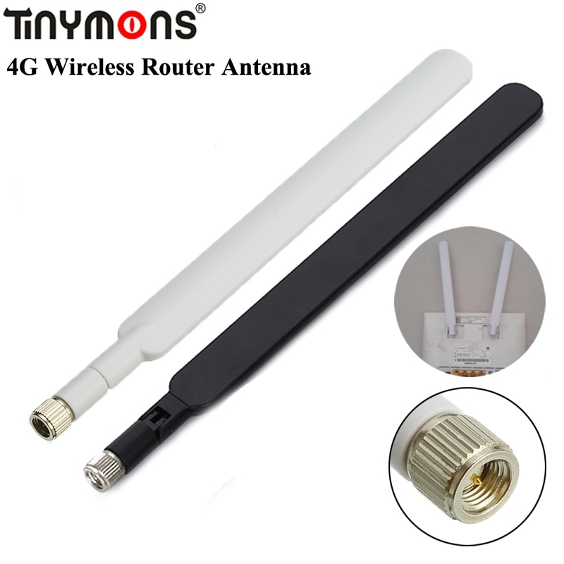 2 stk trådløs router antenne 4g lte eksterne antenner sma han til huawei  b593 e5186 b315 b310 cpe routere antenne 698-2700 mhz