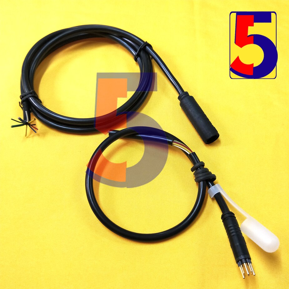 Ebike motor extend cable A Pair of 9 Pins Waterproof cable Male Female Extended Cable Bafang Motor AKM motor DC cable