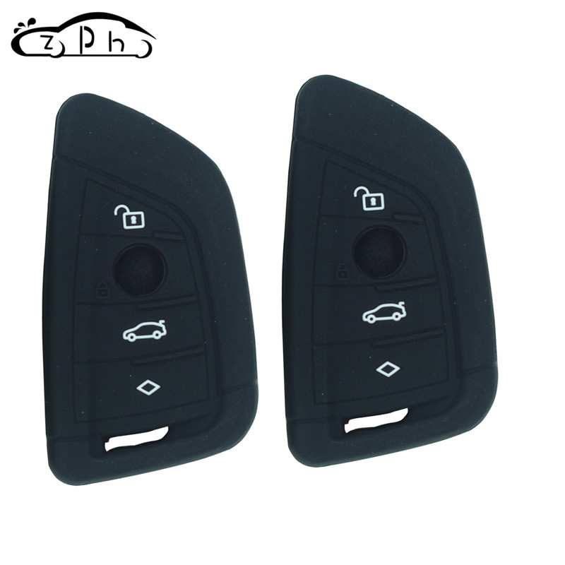 Silicone Car Key Shell Fob Holder Case Cover For BMW F15 F16 F48 G30 F85 G11 X1 X5 X6 M X1 X3 X4 X5 X6 35i 50i Free Ship