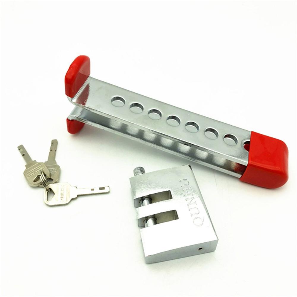 Stainless Steel Clutch Accelerator Pedal Lock Brake Lock Auto Security Supplies Anti-Theft Device Clutch Lock