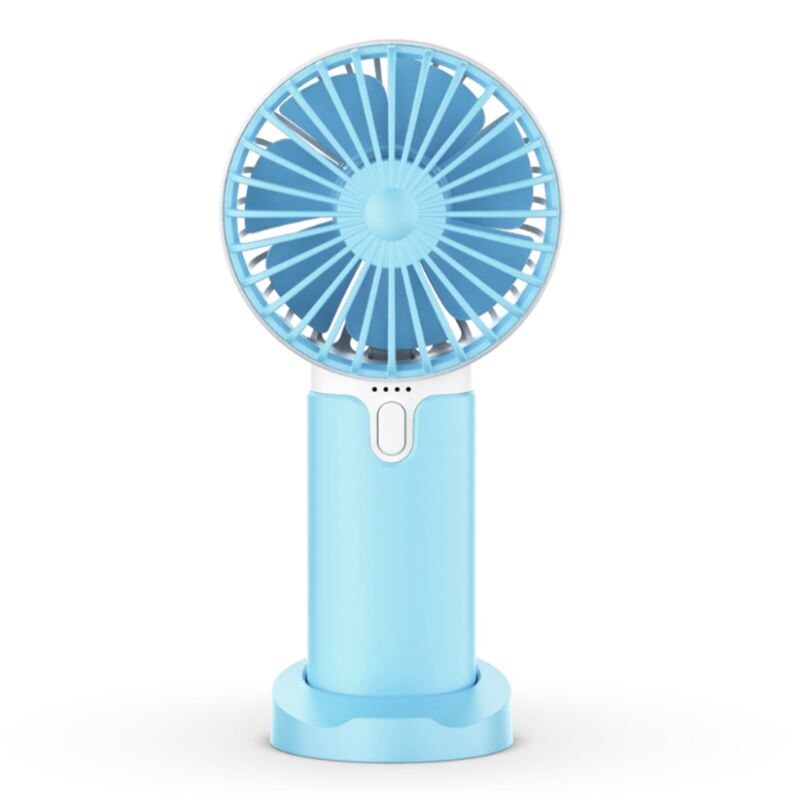 Summer Mini Cooler Handheld USB Portable Fan USB Rechargeable Fan Travel Outdoor Home Office Quiet Desk Fans: 2-C