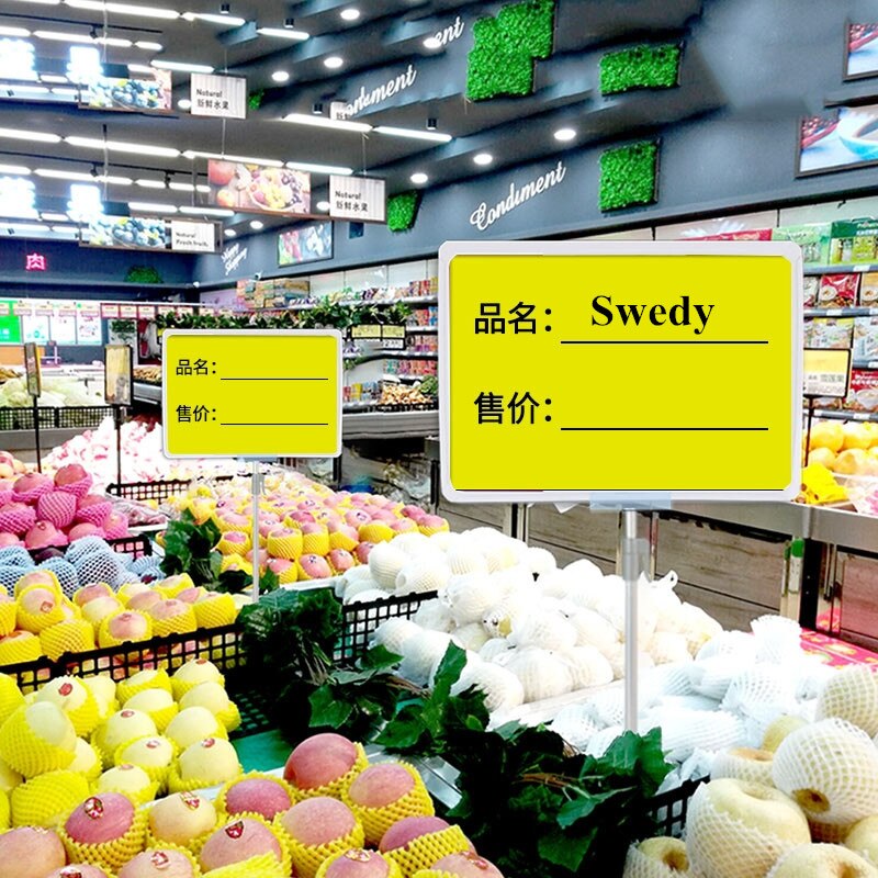 A4 Height Adjustable Poster Sign Holder Display Stand Frame Tabletop Notice Stand For Wedding/Business Activities Display