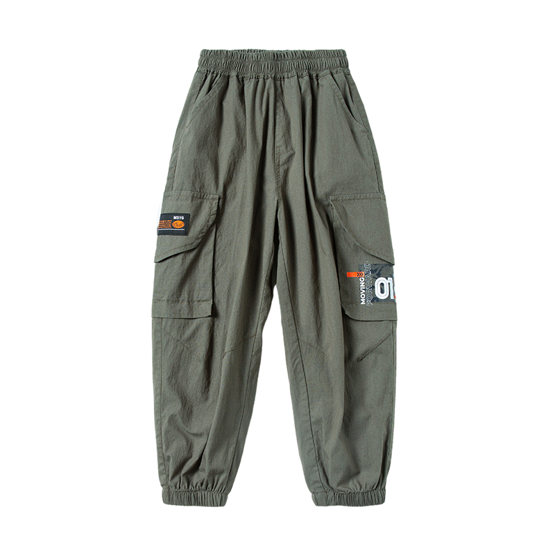 New Fashion Joggers pantaloni Cargo ragazzi pantaloni Harem stampa multi-tasca pantaloni sportivi per bambini grandi pantaloni Hip-Hop Streetwear pantaloni Casual: 8