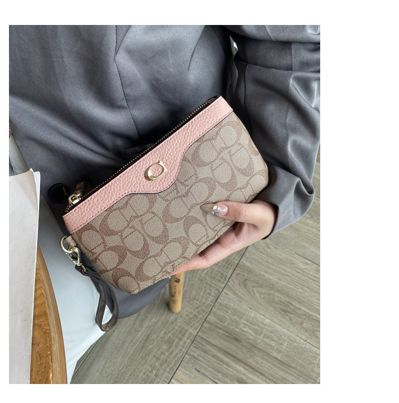 Handbag Women's Wallet small bag Holding Single Shoulder Crossbody Bag Multi-function Bag Women's mobile phone bag: Dark Grey