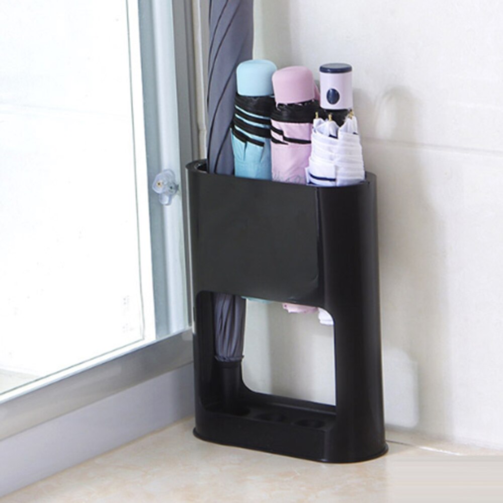 Seau parapluie Étagère Parapluie Tube Ménage Porte-Parapluie Porte-Parapluie 4 Slots Pour Tiges Et Parapluies